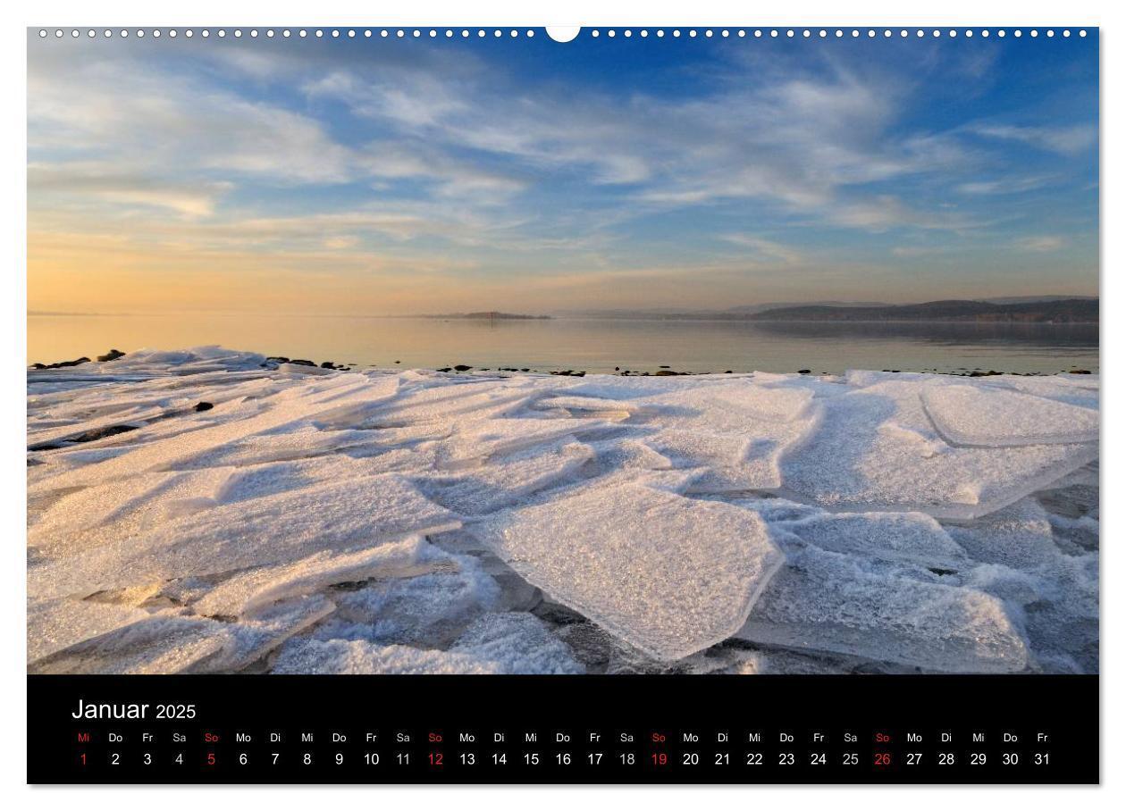 Bild: 9783435783168 | Bodensee - Uferlandschaften im schönsten Licht 2025 (Wandkalender...