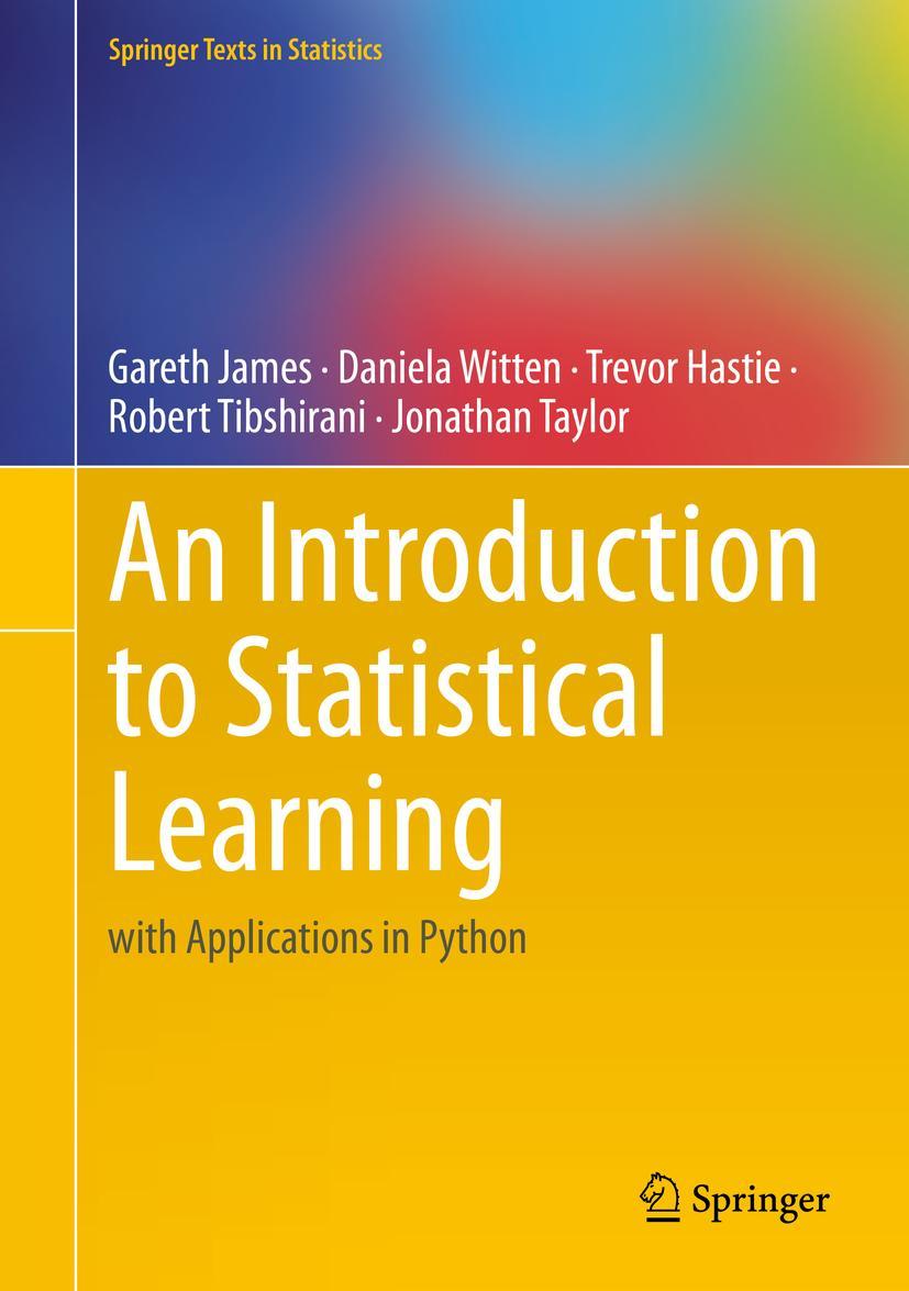 Cover: 9783031387463 | An Introduction to Statistical Learning | with Applications in Python