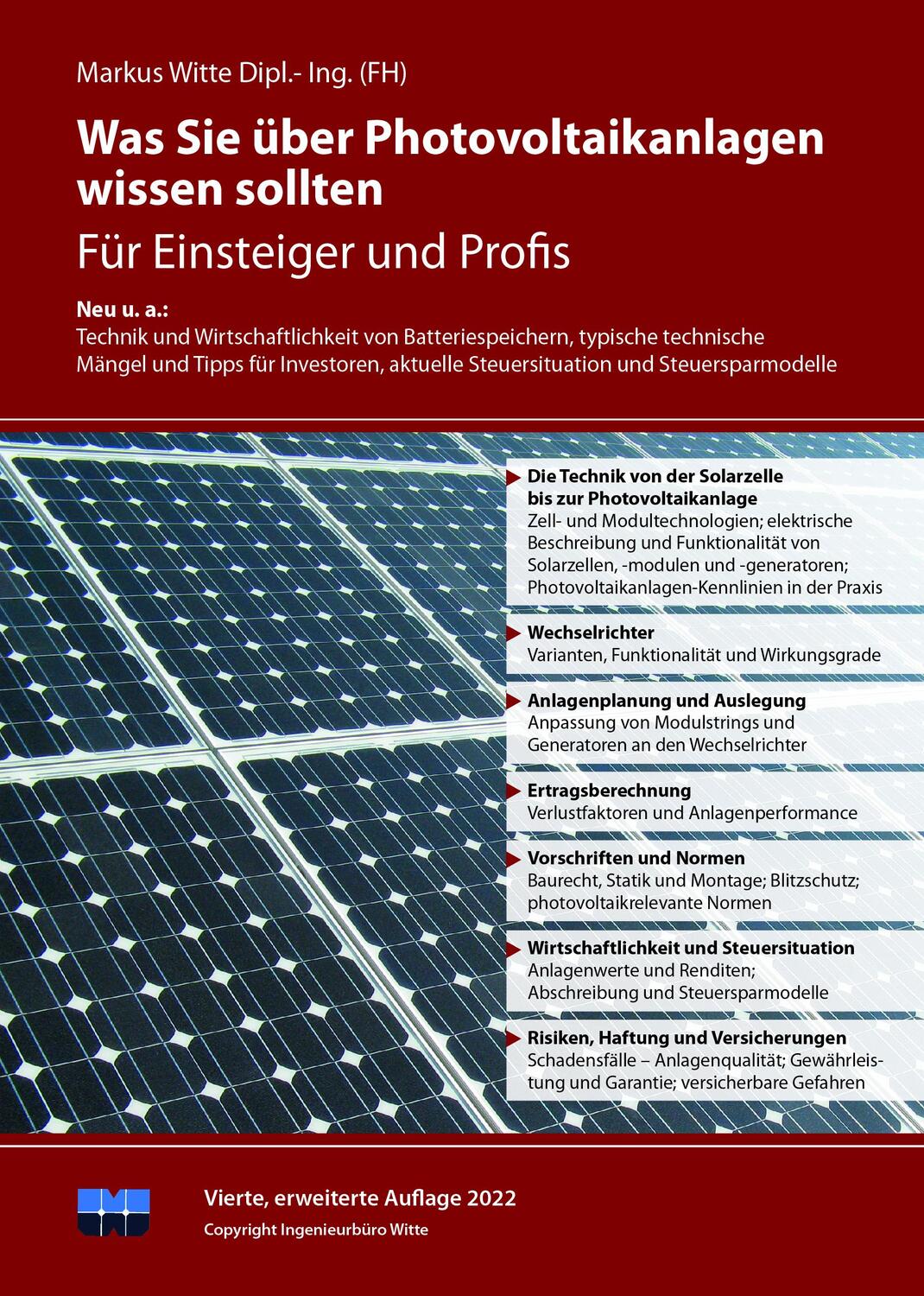 Cover: 9783982413006 | Was Sie über Photovoltaikanlagen wissen sollten | Markus Witte | Buch