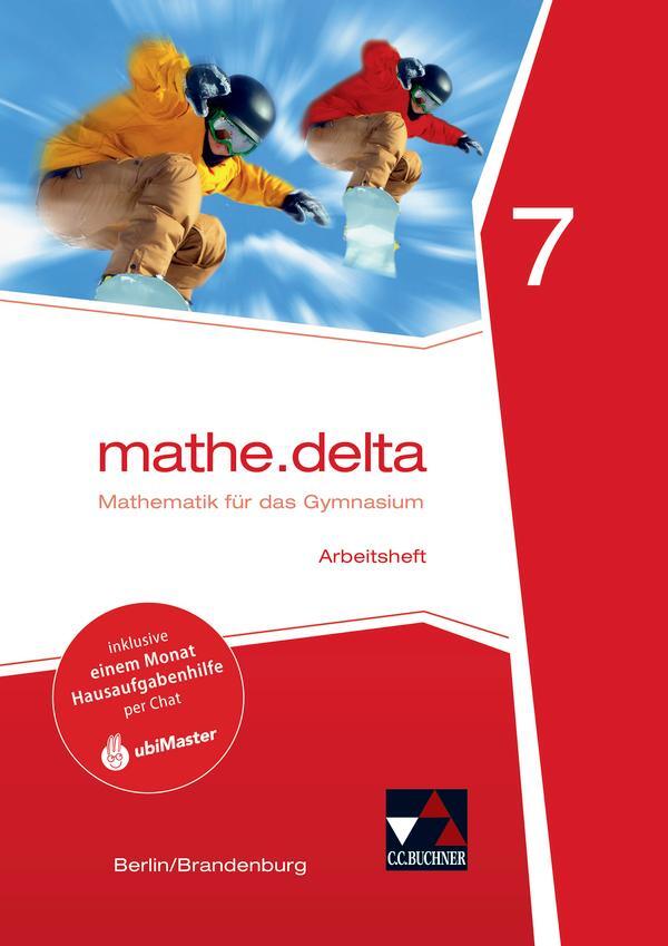 Cover: 9783661611174 | mathe.delta 7 Arbeitsheft Berlin/Brandenburg | Viola Adam (u. a.)