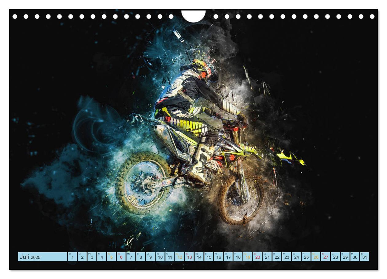 Bild: 9783435410286 | Motocross - extrem cool (Wandkalender 2025 DIN A4 quer), CALVENDO...