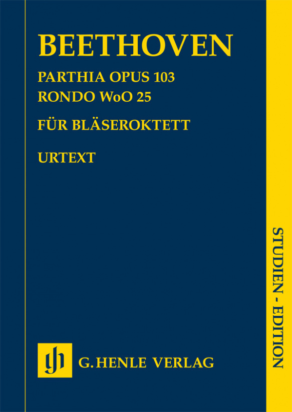 Cover: 9790201872544 | Parthia Op. 103 - Rondo WoO 25 For Wind Octet | Ludwig van Beethoven