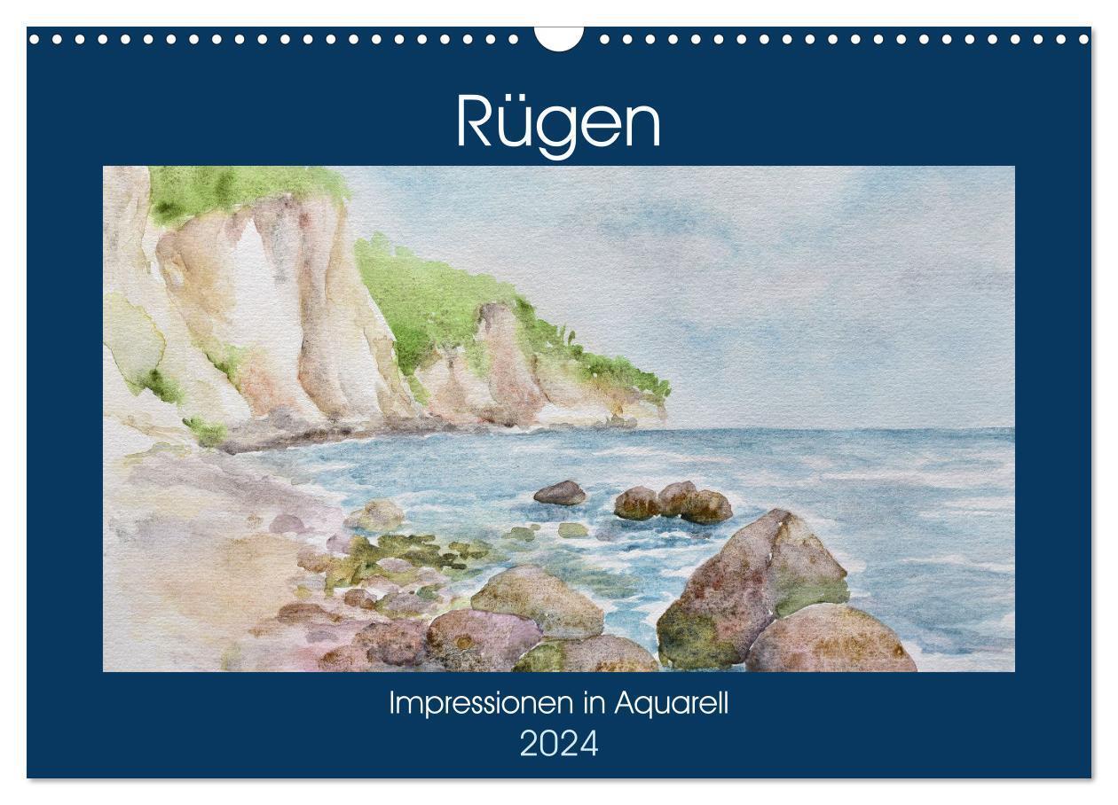 Cover: 9783675628663 | Rügen Impressionen in Aquarell (Wandkalender 2024 DIN A3 quer),...