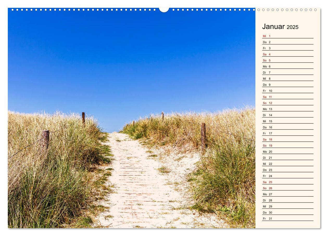 Bild: 9783435341405 | Langeoog Geburtstagskalender (Wandkalender 2025 DIN A2 quer),...