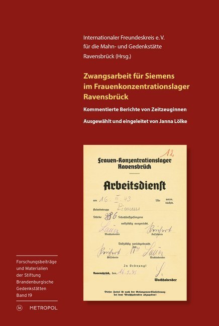 Cover: 9783863313425 | Zwangsarbeit für Siemens im Frauenkonzentrationslager Ravensbrück