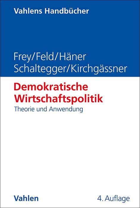 Cover: 9783800672844 | Demokratische Wirtschaftspolitik | Theorie und Anwendung | Buch | X