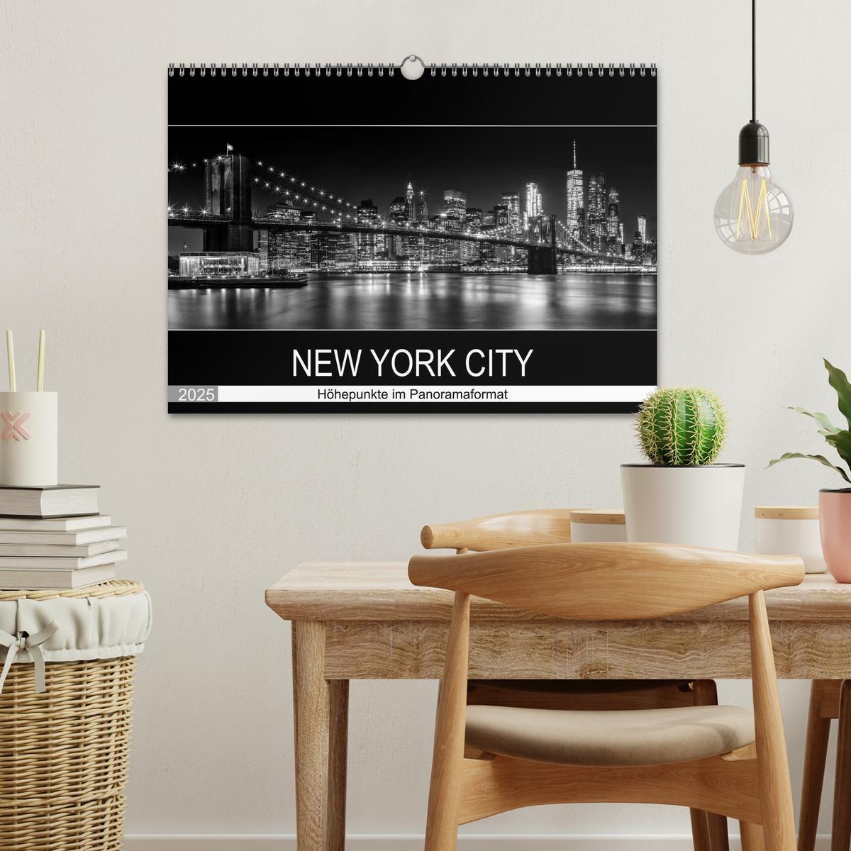 Bild: 9783435773220 | NEW YORK CITY Höhepunkte im Panoramaformat (Wandkalender 2025 DIN...