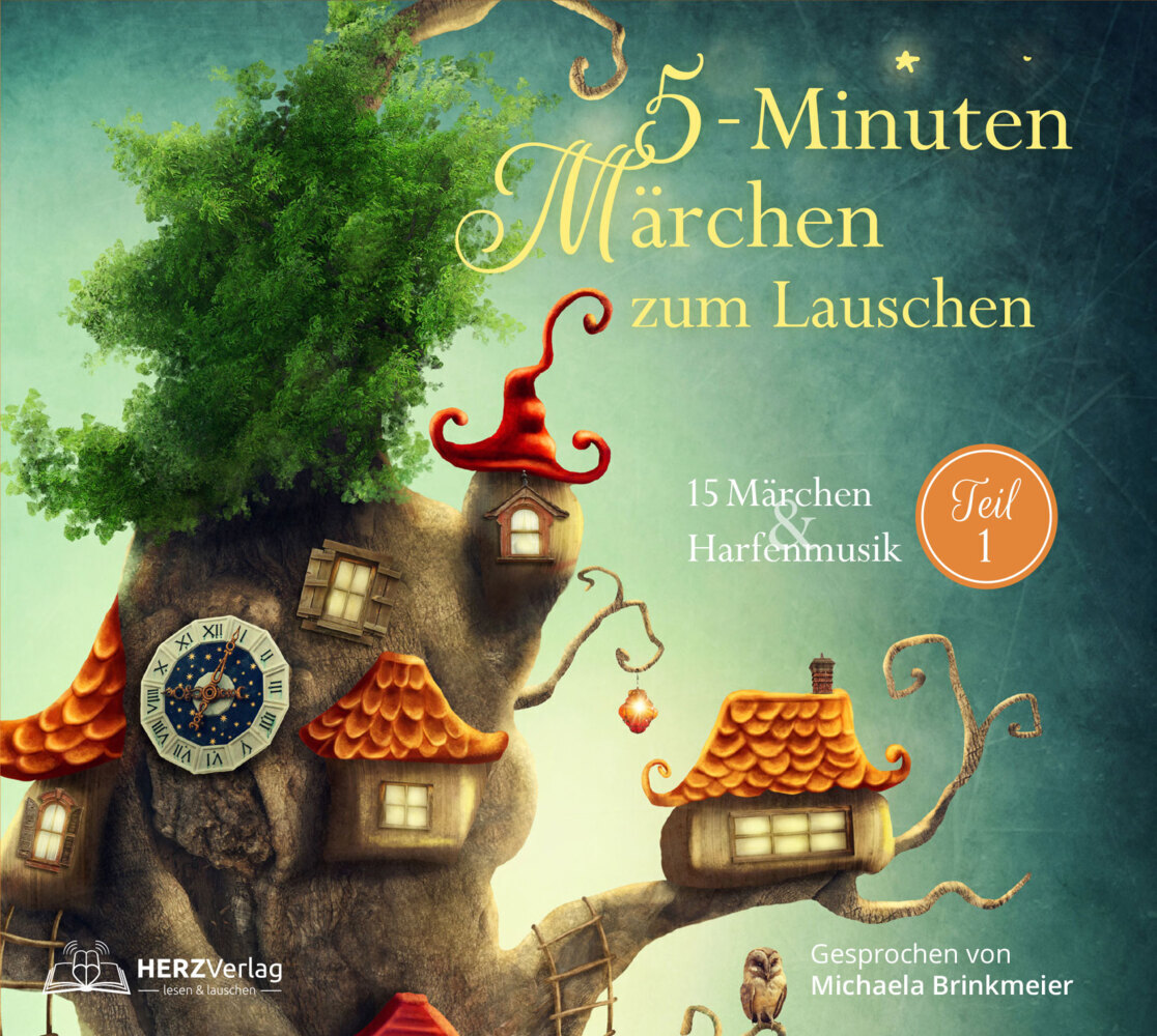 Cover: 9783949504006 | 5-Minuten-Märchen zum Lauschen Teil 1 | 15 Märchen &amp; Harfenmusik | CD