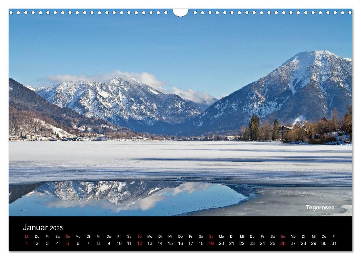 Bild: 9783435719662 | Oberbayerische Seen (Wandkalender 2025 DIN A3 quer), CALVENDO...