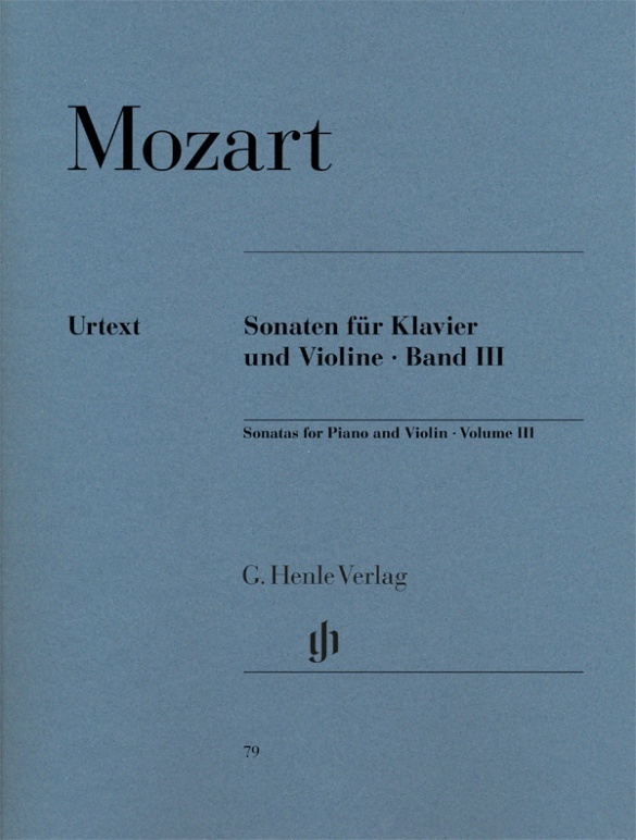 Cover: 9790201800790 | Mozart, Wolfgang Amadeus - Violinsonaten, Band III. Band.3 | Seiffert