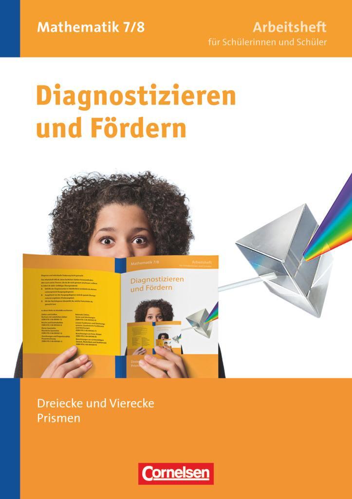 Cover: 9783060043682 | Diagnostizieren und Fördern 7./8. Schuljahr. Dreiecke und Vierecke,...