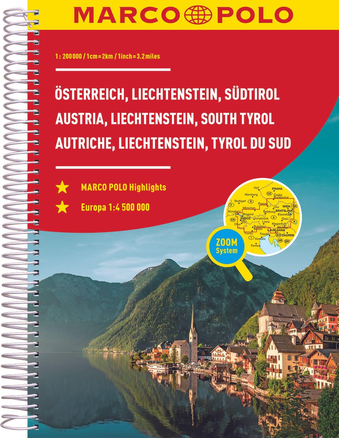 Cover: 9783575016607 | MARCO POLO Reiseatlas Österreich, Liechtenstein, Südtirol 1:200.000