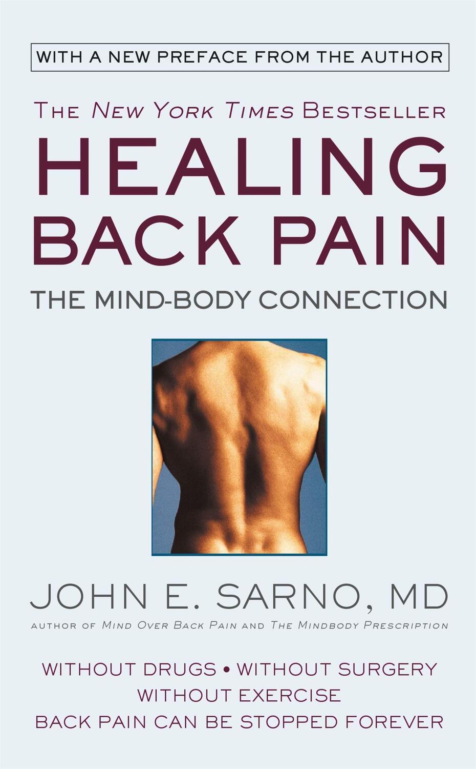 Cover: 9781538712610 | Healing Back Pain (Reissue Edition) | The Mind-Body Connection | Sarno