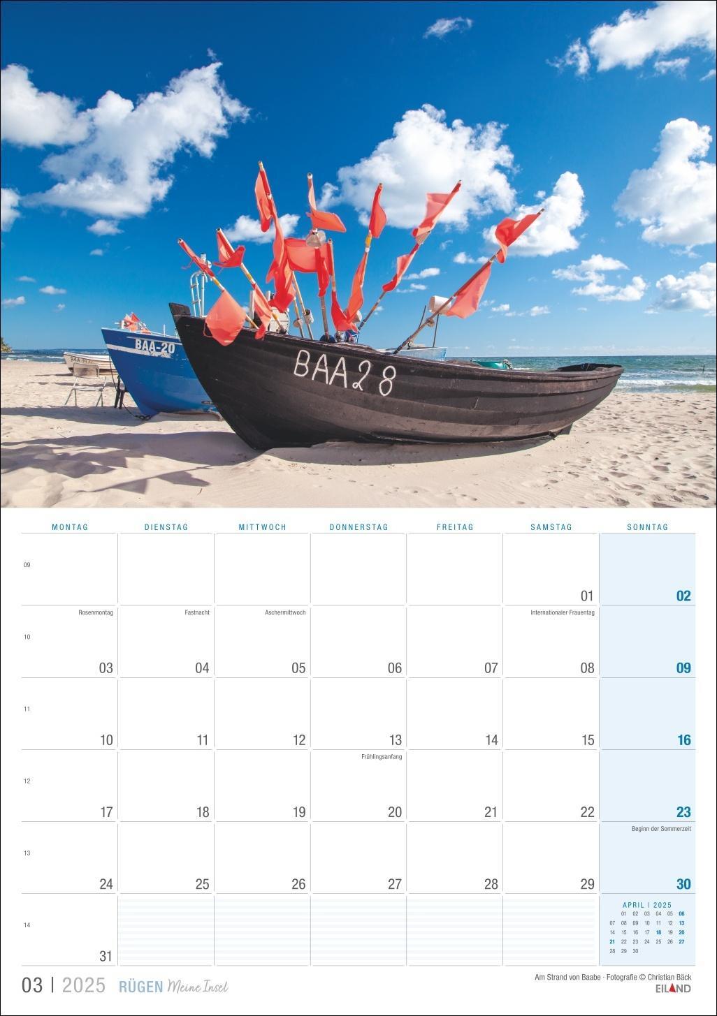 Bild: 9783964023483 | Rügen ...meine Insel Kalender 2025 | Eiland | Kalender | 13 S. | 2025