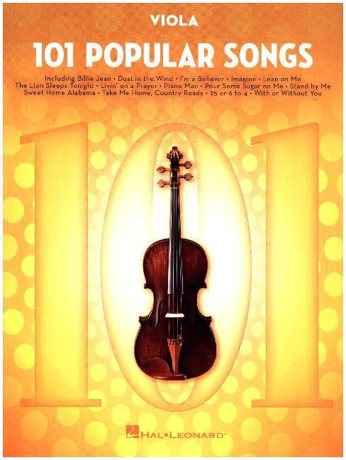 Cover: 888680671754 | 101 Popular Songs -For Viola- | Noten, Sammelband für Viola | 2018