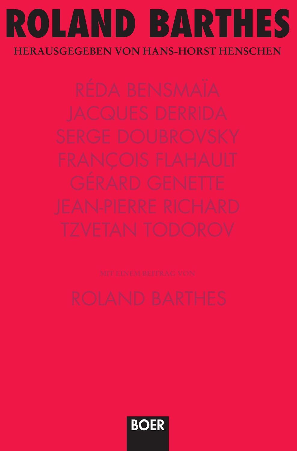 Cover: 9783924963095 | Roland Barthes | Hans-Horst Henschen | Taschenbuch | Paperback | 2015