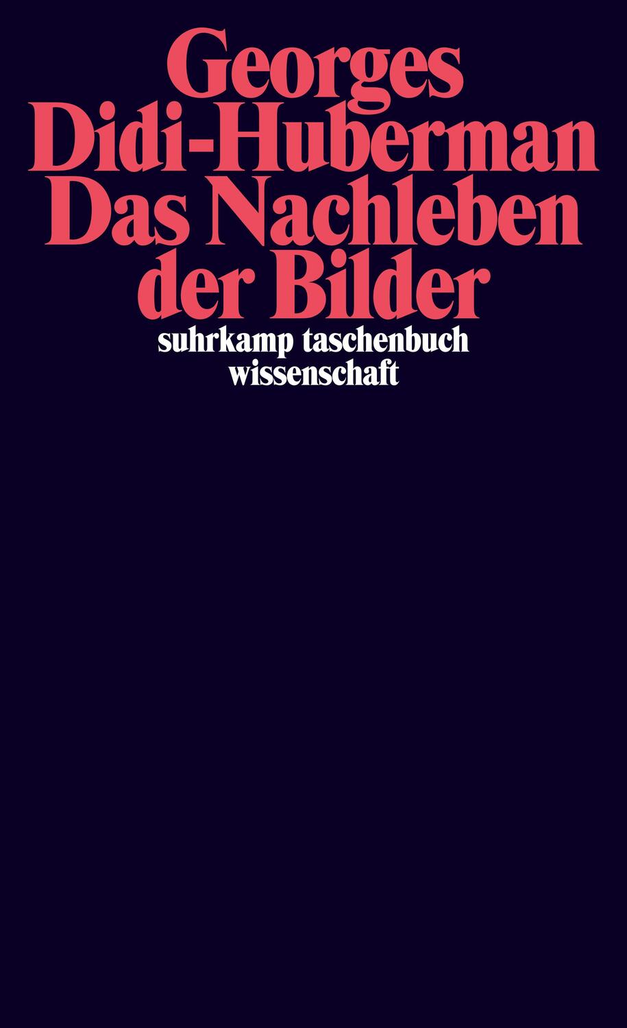 Cover: 9783518298879 | Das Nachleben der Bilder | Georges Didi-Huberman | Taschenbuch | 2019
