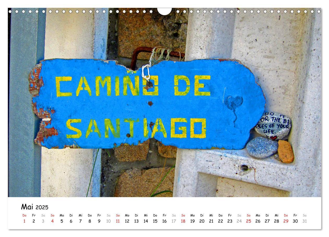 Bild: 9783435193295 | Jakobsweg - Camino Ingles (Wandkalender 2025 DIN A3 quer), CALVENDO...