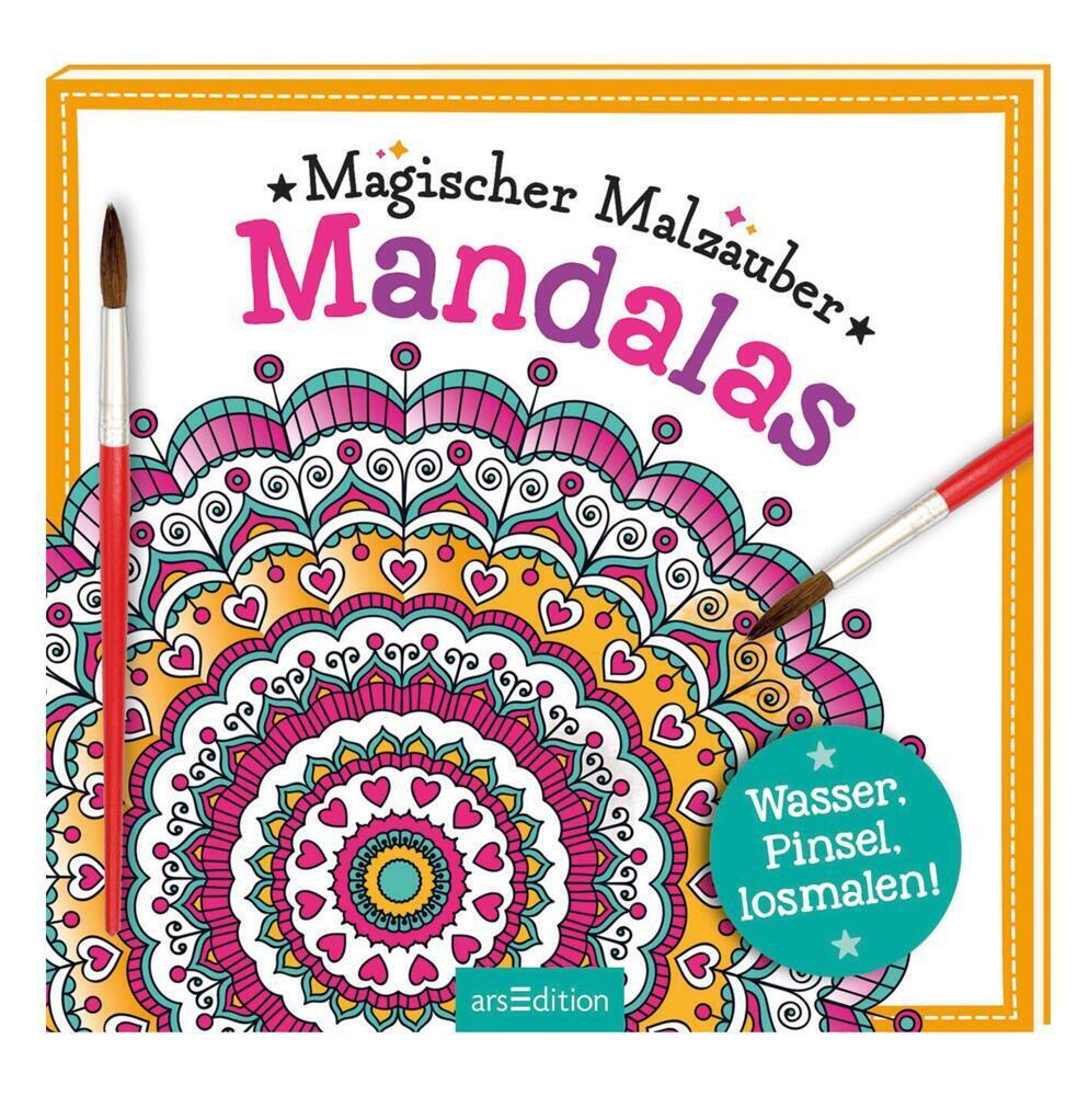 Cover: 9783845840086 | Magischer Malzauber - Mandalas | Wasser, Pinsel, losmalen! | Buch