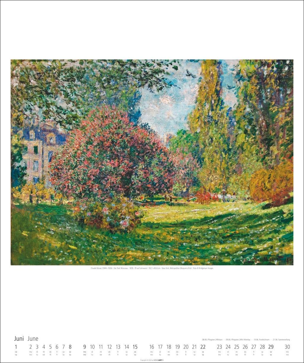 Bild: 9783839900178 | Claude Monet Kalender 2025 | Kalender | Spiralbindung | 14 S. | 2025