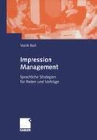 Cover: 9783409127400 | Impression Management | Sprachliche Strategien für Reden und Vorträge