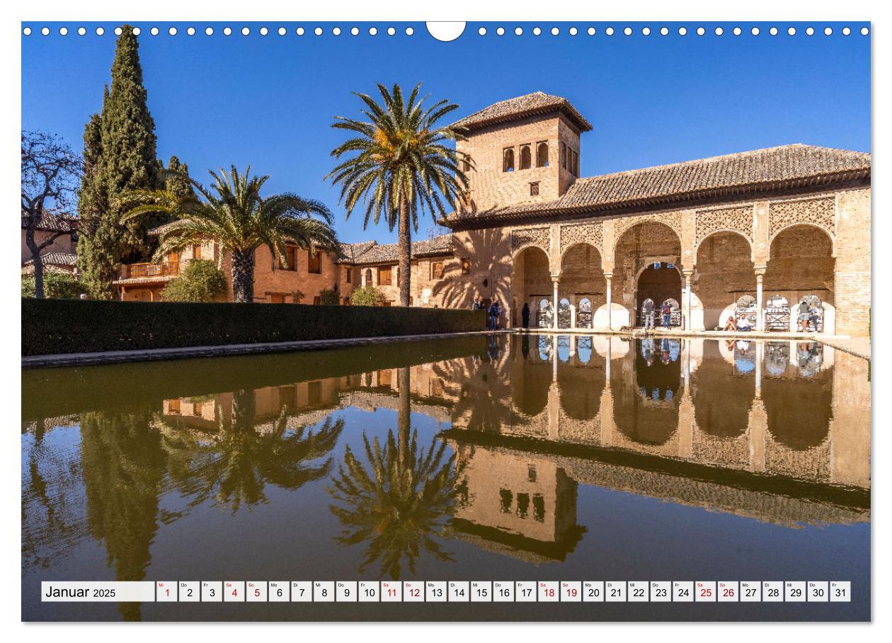 Bild: 9783383976476 | Andalusien - Granada (Wandkalender 2025 DIN A3 quer), CALVENDO...