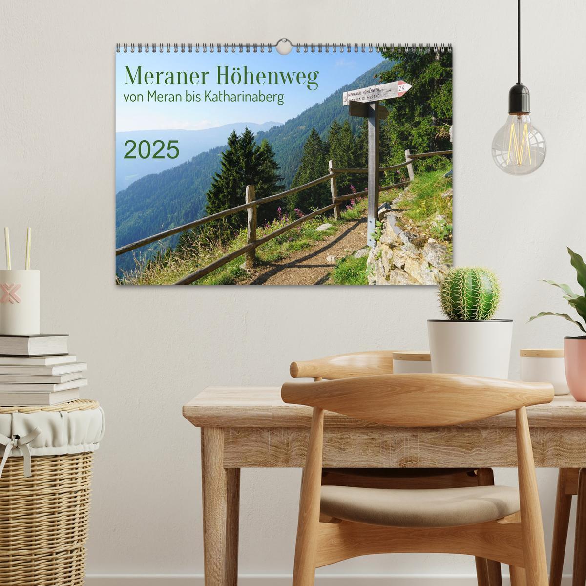 Bild: 9783435028610 | Meraner Höhenweg von Meran bis Katharinaberg (Wandkalender 2025 DIN...