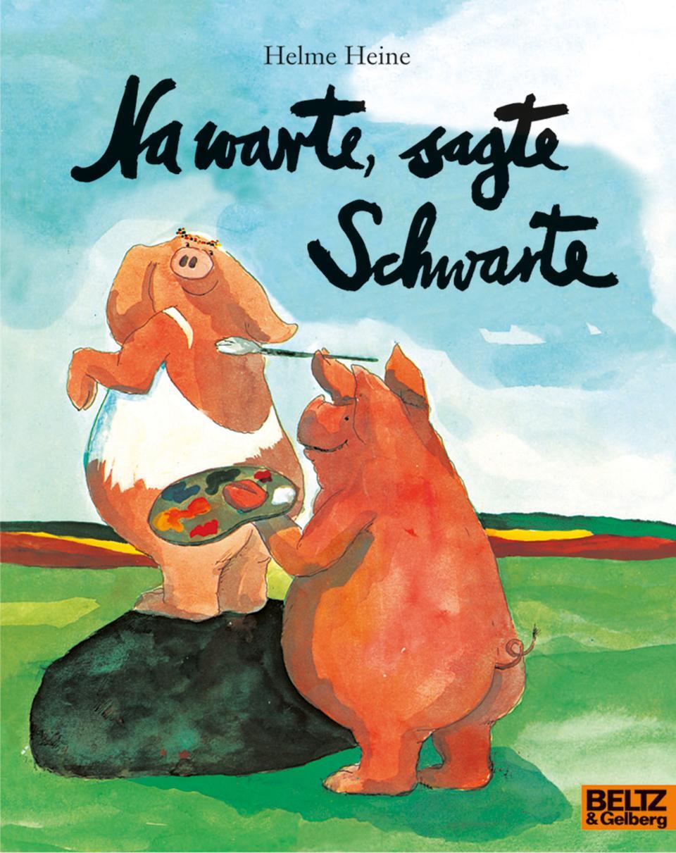 Cover: 9783407760135 | Na warte, sagte Schwarte | Vierfarbiges Bilderbuch | Helme Heine