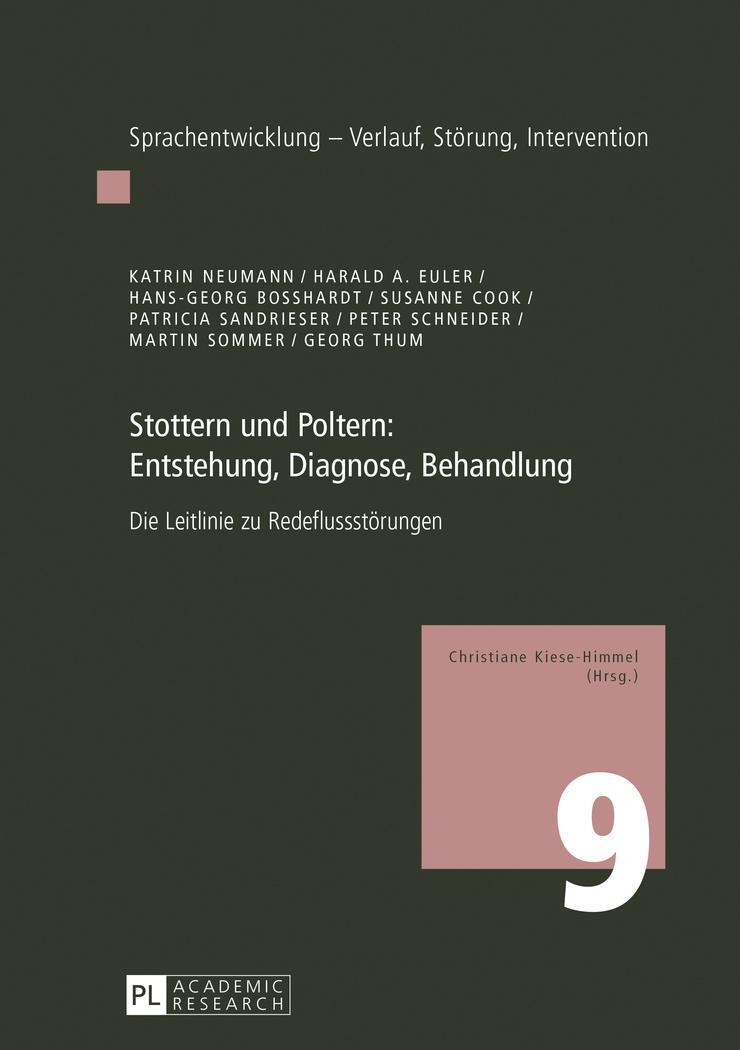 Cover: 9783631722831 | Stottern und Poltern: Entstehung, Diagnose, Behandlung | Taschenbuch