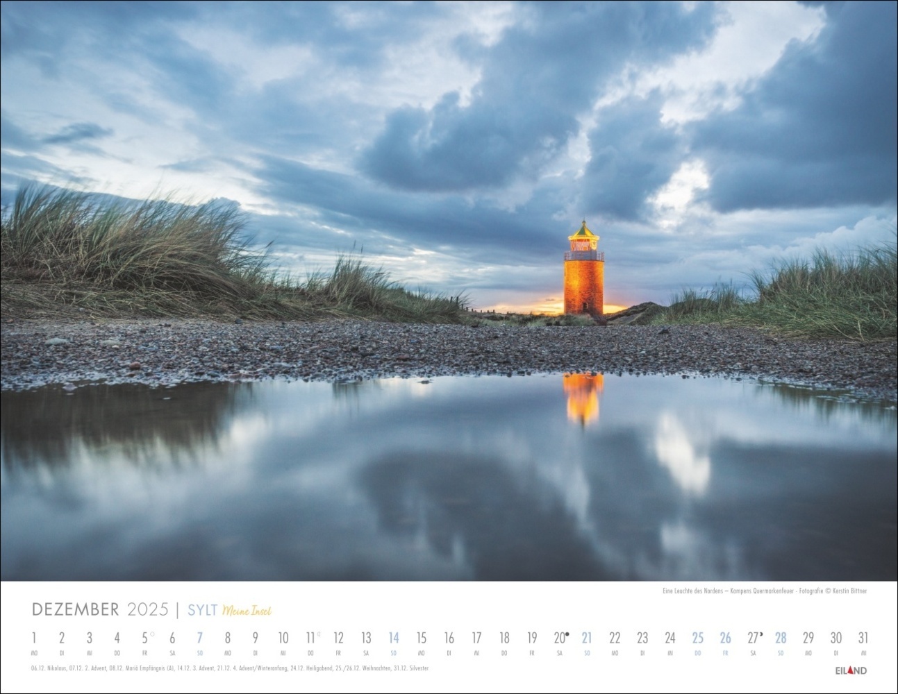 Bild: 9783964023537 | Sylt - Meine Insel Kalender 2025 | Kalender | Spiralbindung | 13 S.