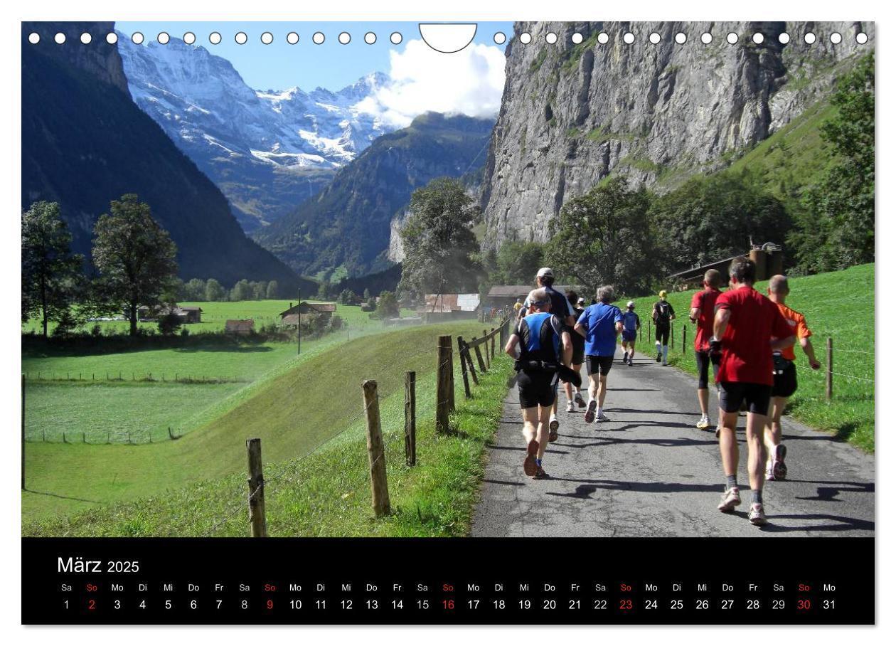 Bild: 9783435823826 | Der Jungfrau-Marathon (Wandkalender 2025 DIN A4 quer), CALVENDO...