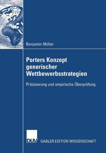 Cover: 9783835005860 | Porters Konzept generischer Wettbewerbsstrategien | Benjamin Müller