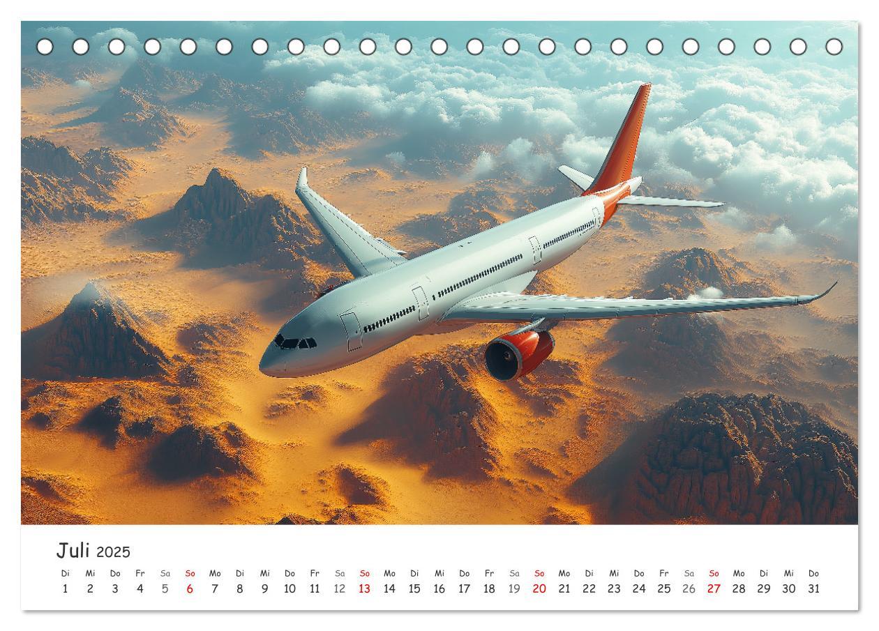 Bild: 9783457214077 | Flugzeugkalender - Die schönsten Passagiermaschinen (Tischkalender...