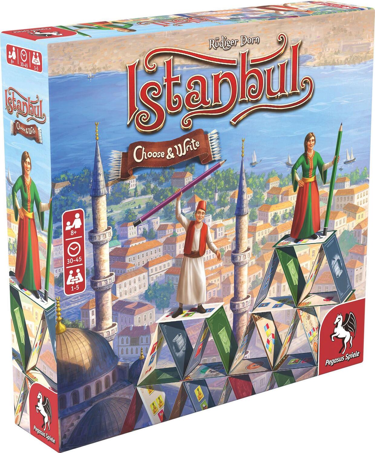 Cover: 4250231735615 | Istanbul - Choose & Write | Spiel | Deutsch | 2023 | Pegasus