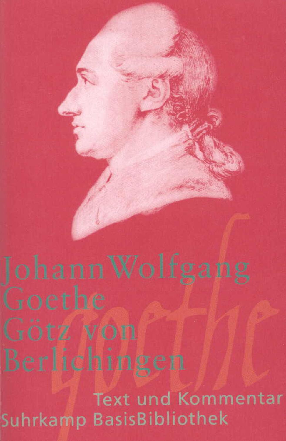 Cover: 9783518188279 | Götz von Berlichingen mit der eisernen Hand | Ein Schauspiel 1773