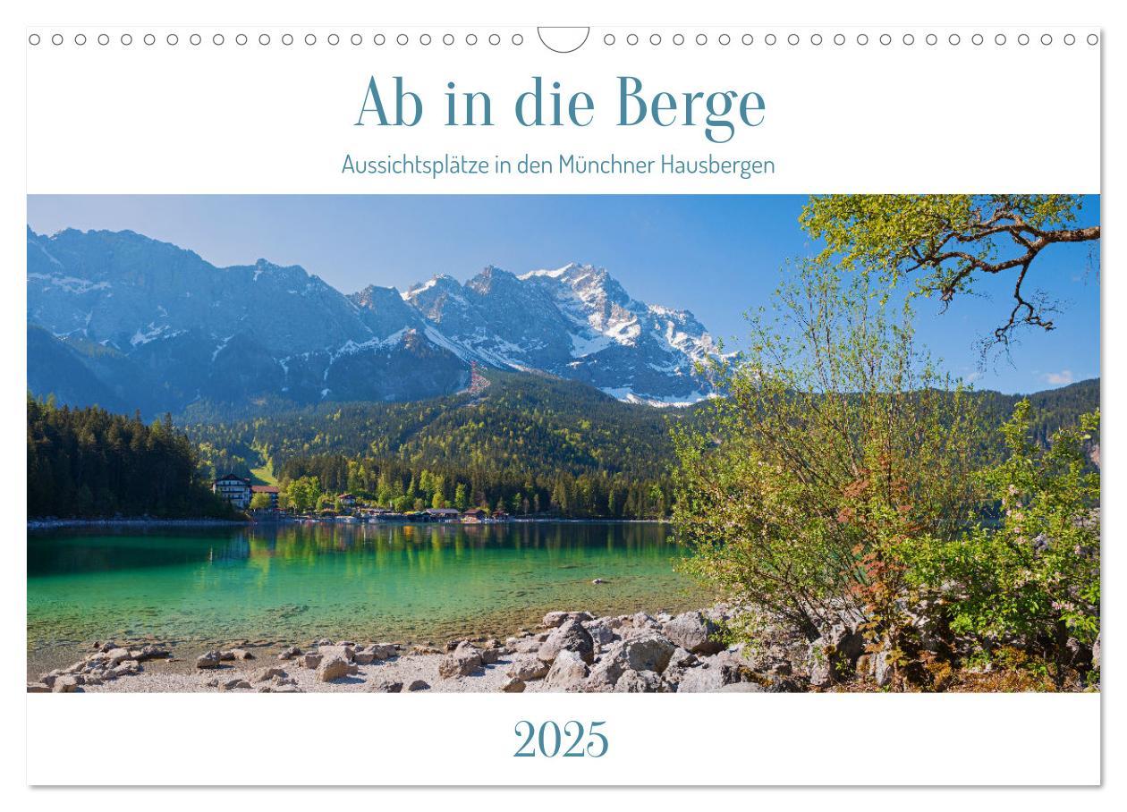 Cover: 9783435121748 | Ab in die Berge 2025 - Aussichtsplätze in den Münchner Hausbergen...