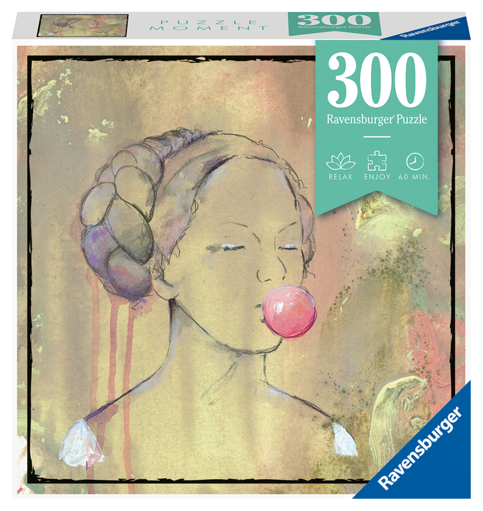 Cover: 4005556129669 | Ravensburger Puzzle Moment 12966 Bubblegumlady - 300 Teile Puzzle...