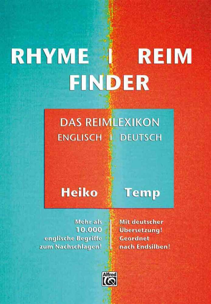 Cover: 9783933136503 | Rhyme / Reim Finder | Heiko Temp | Taschenbuch | 308 S. | Deutsch