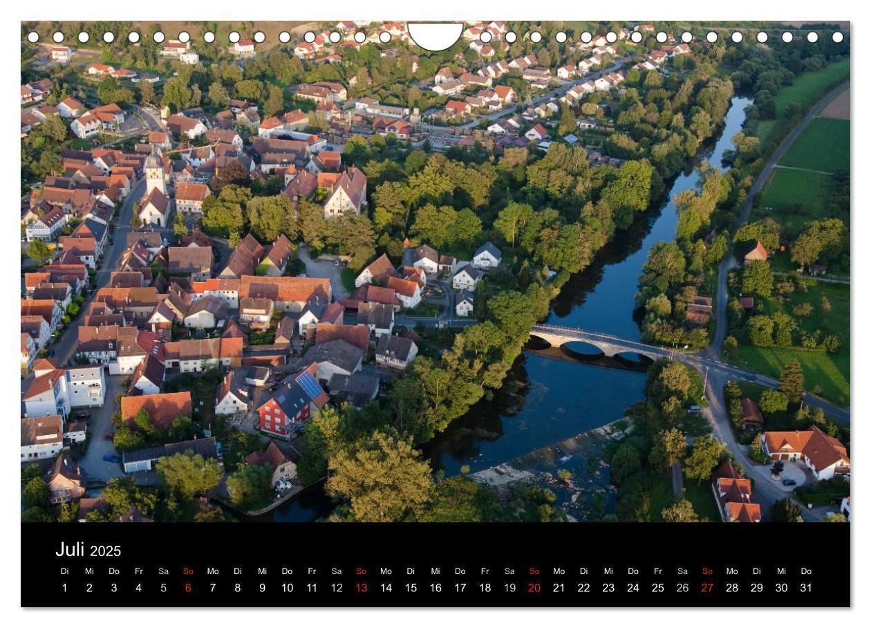 Bild: 9783435633500 | Hohenlohe von oben (Wandkalender 2025 DIN A4 quer), CALVENDO...