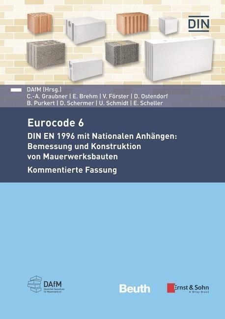 Cover: 9783410297796 | Eurocode 6 - DIN EN 1996 mit Nationalen Anhängen: Bemessung und...