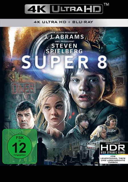 Cover: 5053083233037 | Super 8 | 4K Ultra HD Blu-ray + Blu-ray | J.J. Abrams | Deutsch | 2021