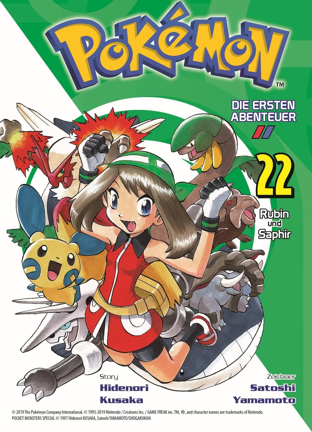 Cover: 9783741612138 | Pokémon - Die ersten Abenteuer | Bd. 22: Rubin und Saphir | Buch