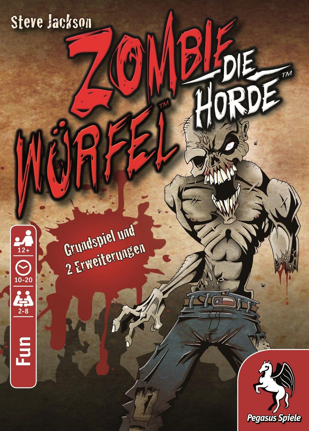 Cover: 4250231718731 | Zombie Würfel - Die Horde | Spiel | Deutsch | 2019 | Pegasus