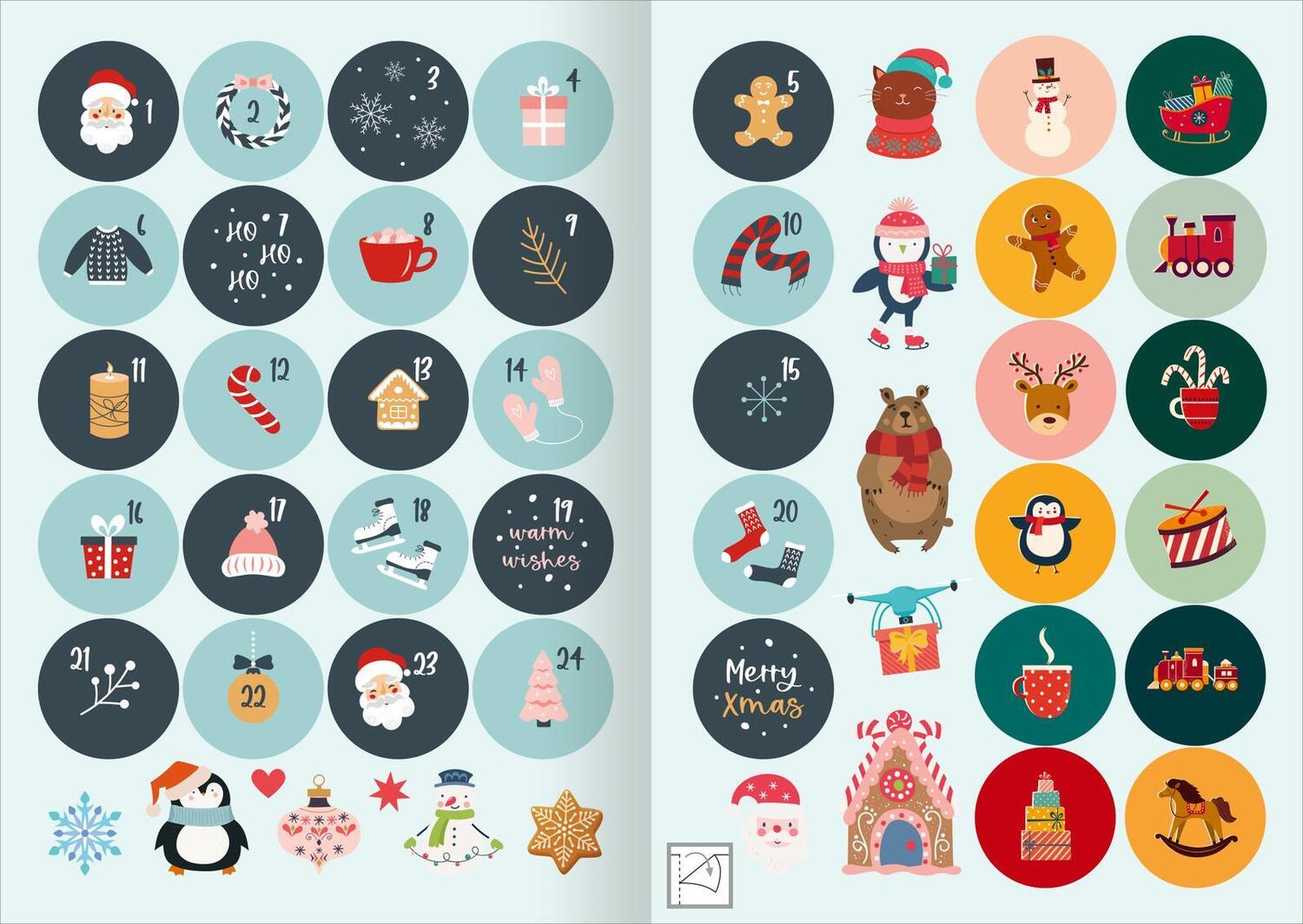 Bild: 4014489131250 | Weihnachtssticker | Über 200 Sticker | Stück | 16 S. | Deutsch | 2023