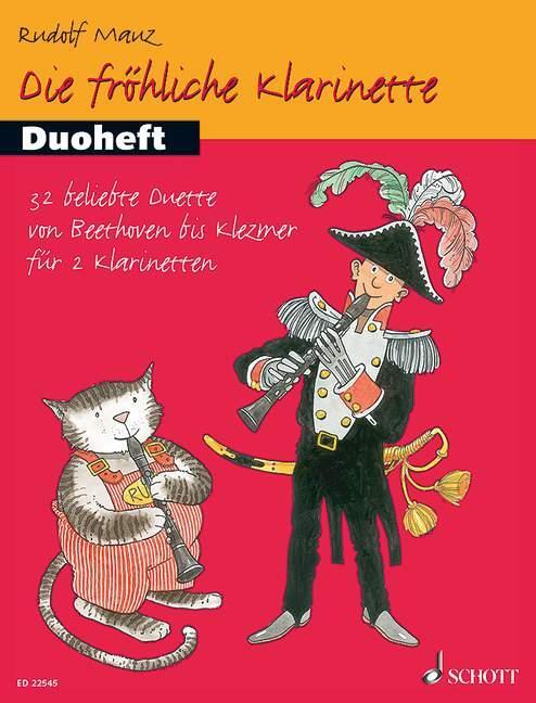 Cover: 9783795709952 | Die fröhliche Klarinette | Duoheft. 2 Klarinetten. Spielbuch. | Mauz