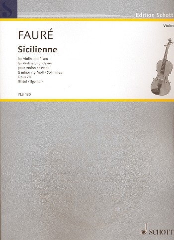 Cover: 9790001153317 | Sicilienne G minor op. 78 | Gabriel Urbain Fauré | Buch | 2008