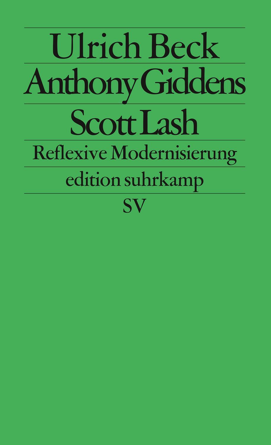 Cover: 9783518117057 | Reflexive Modernisierung | Eine Kontroverse | Ulrich Beck (u. a.)