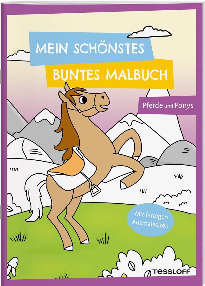 Cover: 9783788646691 | Mein schönstes buntes Malbuch. Pferde und Ponys | Broschüre | 32 S.