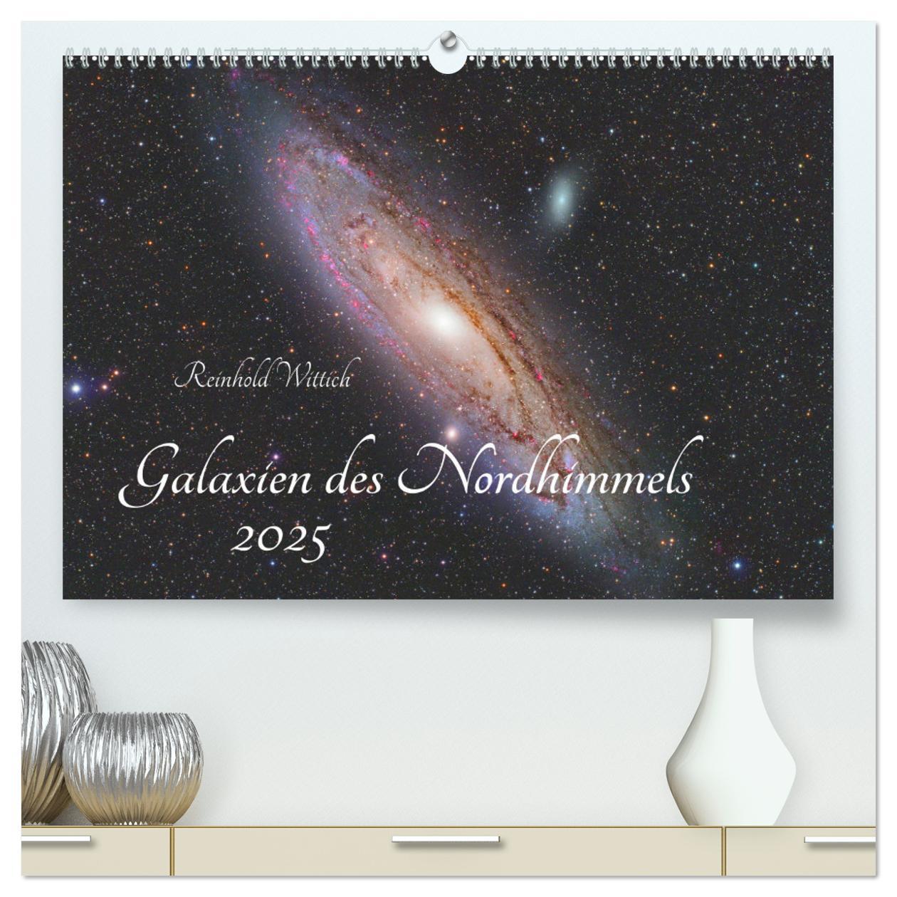 Cover: 9783435385348 | Galaxien des Nordhimmels (hochwertiger Premium Wandkalender 2025...