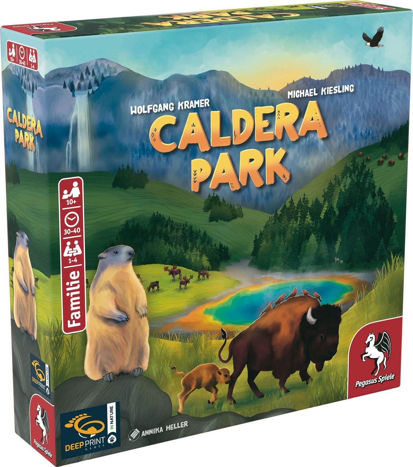 Cover: 4250231734564 | Caldera Park (Deep Print Games) | Spiel | Deutsch | 2022